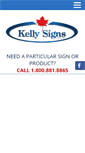 Mobile Screenshot of kellysigns.ca